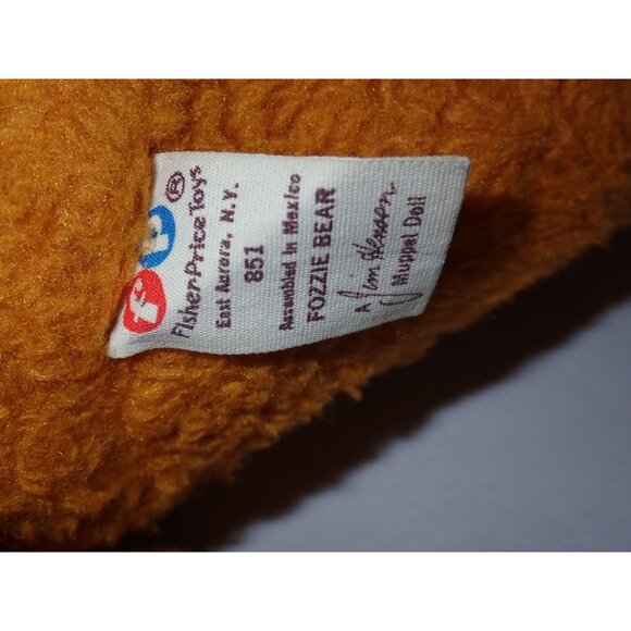 Vintage 1976‎ Jim Henson Muppets Fisher Price Fozzie Bear Plush #851 - Picture 6 of 6